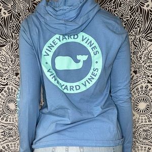 Vineyard Vines, Sweatshirt, Baby Blue, Size Small